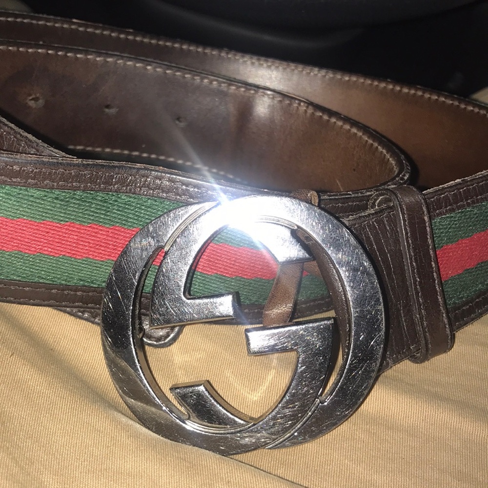 Original colored gucci belt